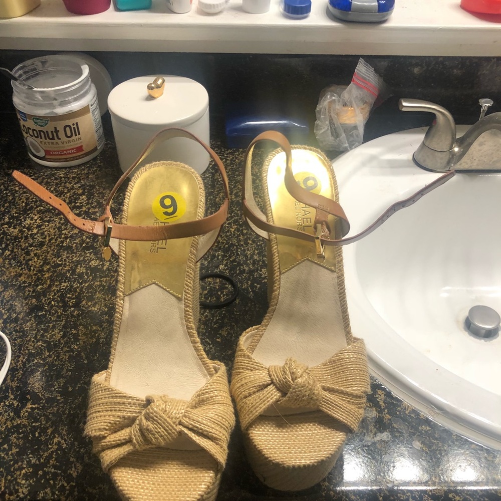 Tan Platform Wedges!